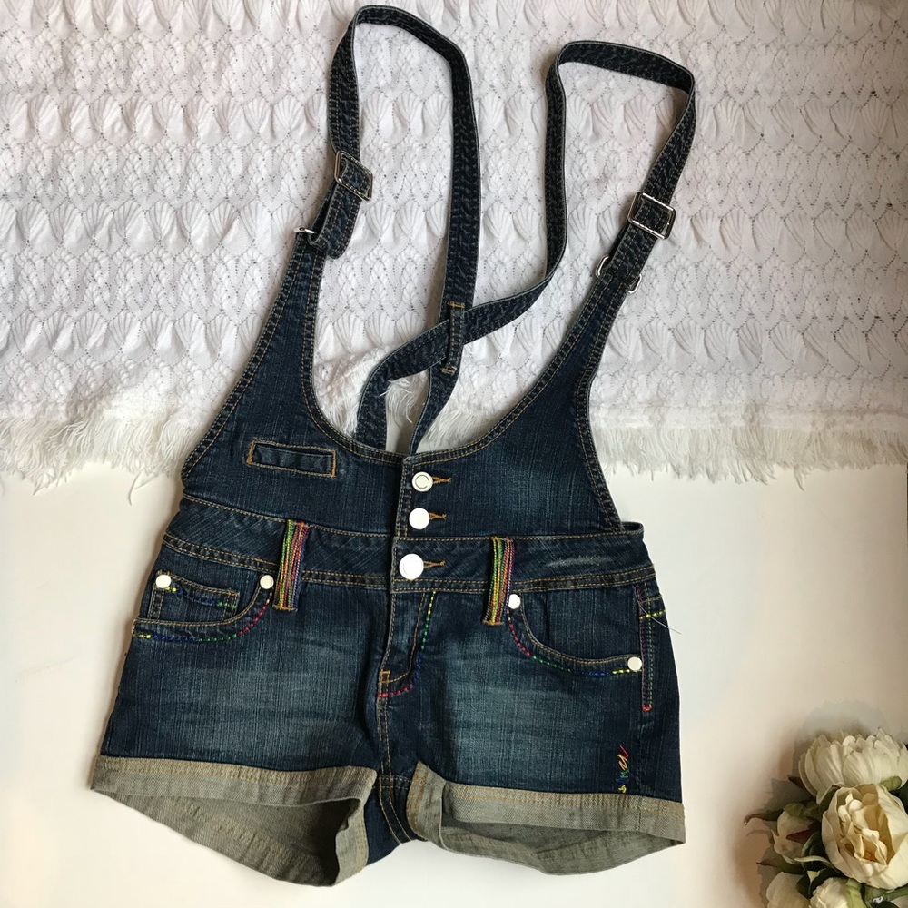Coogi Jeans Overalls shorts size 7/8